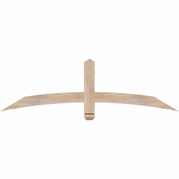 Ekena Millwork Bellingham Smooth Timber Gable Bracket, Douglas Fir, 60"W x 17"H x 1 1/2"D x 3 1/2"F, 7/12 Pitch GBW060X17X0204BEL00SDF - main